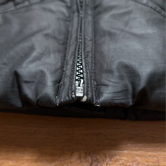 Eddie Bauer Premium Goose Down Vest Women’s Small Black Full Zip Puffer Pocket - Picture 6 of 9